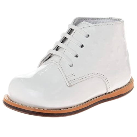 Josmo Girls 2-8 Plain Walking Shoes Wide Width, White, 4.5 Toddler