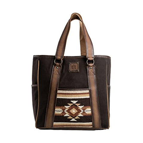 STS Ranchwear Women's Casual Everyday Multifunctional Shopper Sioux Falls Collection Tote Shoulder Bag