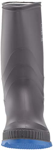 Kamik Baby Stomp Rain Boot, CHARCOAL/BLUE, 5 M US Toddler