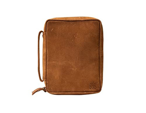 STS Ranchwear Calvary Bible Cover Distressed Brown Leather One Size