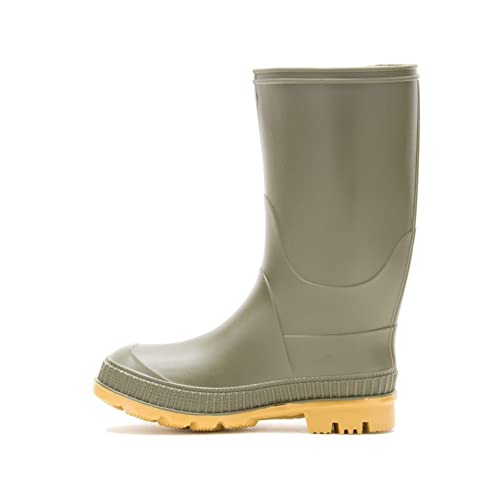 Kamik Stomp Rain Boot (Toddler/Little Kid/Big Kid), Olive, 6 M US Toddler