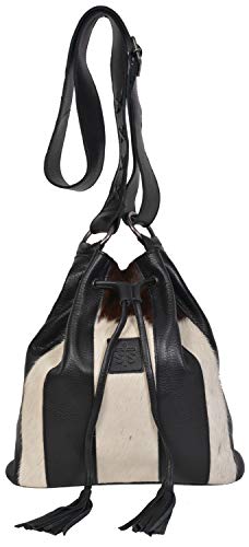 STS Ranchwear Cowhide Bucket Bag