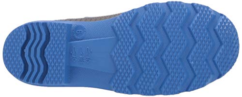 Kamik Baby Stomp Rain Boot, CHARCOAL/BLUE, 5 M US Toddler