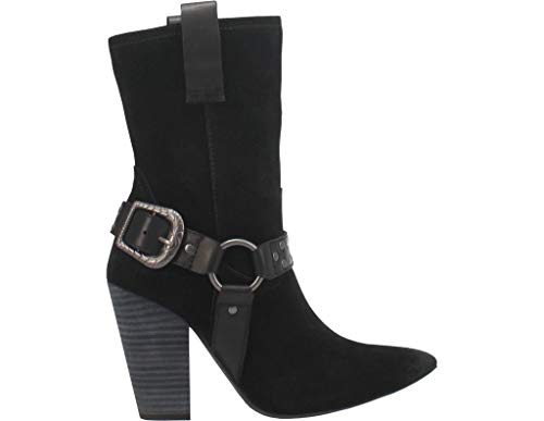 DANCIN QUEEN LEATHER BOOTIE BLACK / 7.5 / M