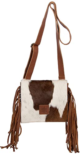 STS Ranchwear Miss Kitty Ladies Leather Crossbody Bag Cowhide/Saddle