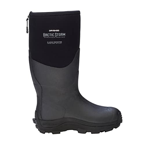 Dryshod Arctic Storm Hi Winter Boot - Men's, Black/Grey, ARS-MH-BK