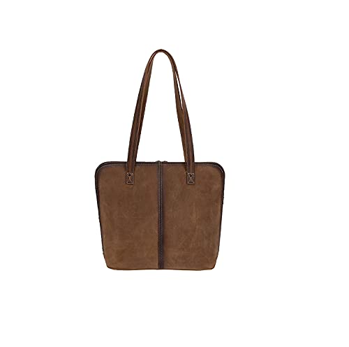 STS Ranchwear Women's Western Cowhide Leather Laptop Shopper Shoulder Bag