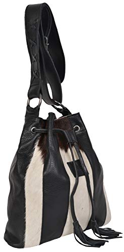 STS Ranchwear Cowhide Bucket Bag