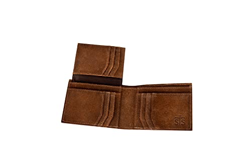STS Ranchwear Bifold Wallet Mens Leather Hair-on-Hide Cowhide