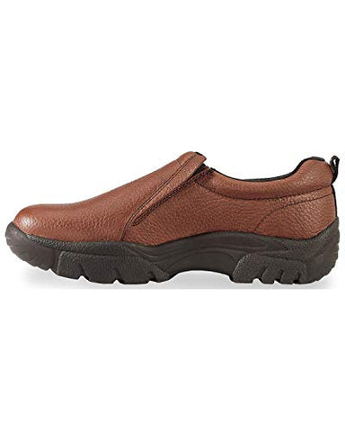 ROPER Men's Performance Slip-On Casual Shoes Wide Brown 7 EE US