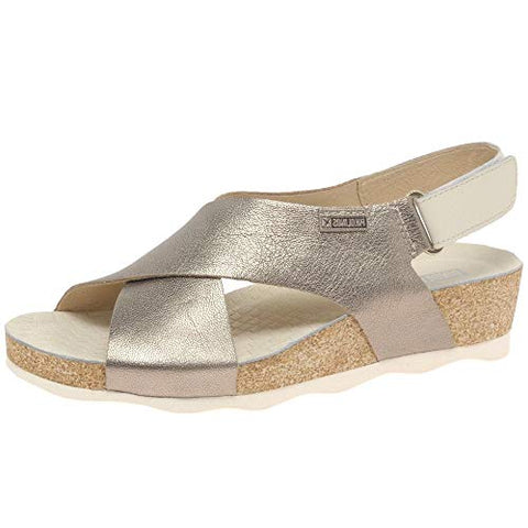 PIKOLINOS Leather Flat Sandals Mahon W9E