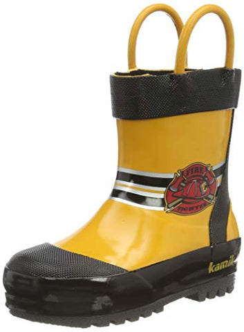Kamik Unisex-Child Fireman Rain Boot