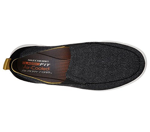 Skechers Men's Lifestyle 65441 Moogen, Black/Natural - 7