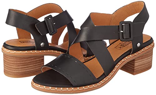 PIKOLINOS Leather Heeled Sandals BLANES W3H