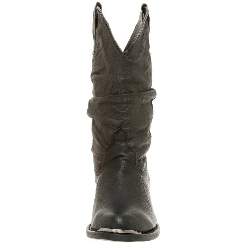 Dingo Mens Amsterdam Round Toe Boots Mid Calf - Black