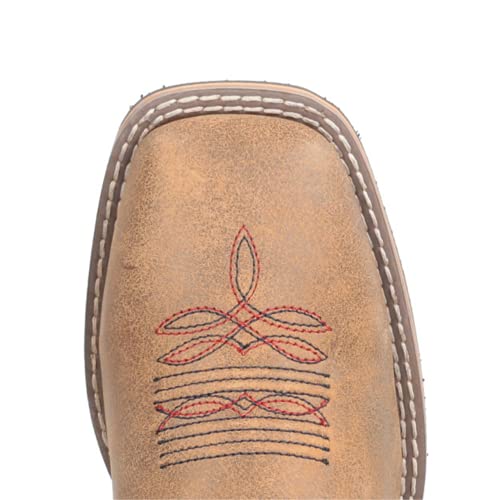 Smoky Mountain Boots | Stars & Stripes Series | Women’s Western Boot | 10-Inch Height | Square Toe | Durable Leather | Rubber Sole & Block Heel | Tricot Lining & Leather Upper | Steel Shank