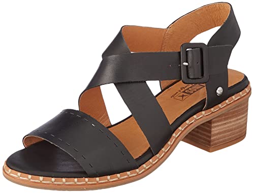 PIKOLINOS Leather Heeled Sandals BLANES W3H