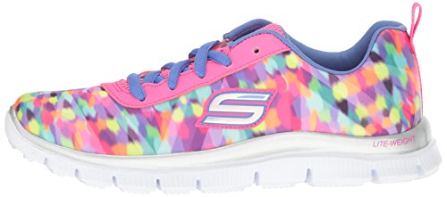 Skechers Kids Unisex-Child Skech Appeal-Rainbow Runner Sneaker
