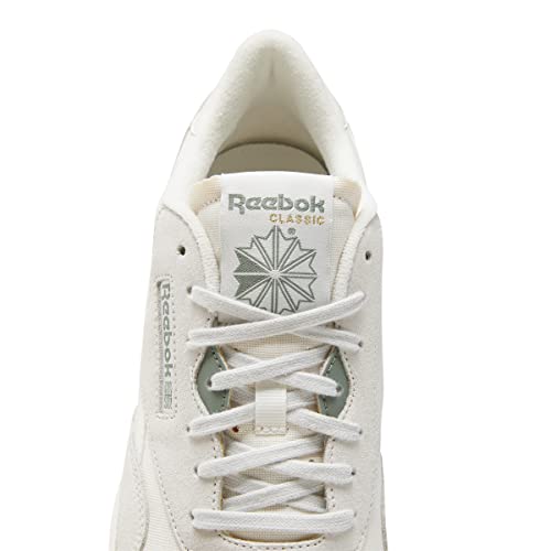 Reebok Men's Classic Nylon Sneaker, White/Light Grey, 4.5