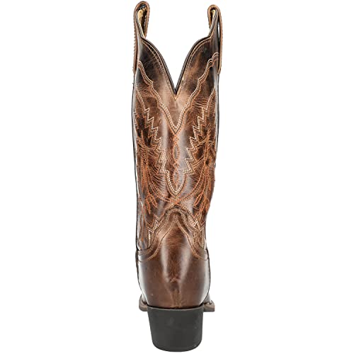 Smoky Mountain Boots | Amelia Series | Women’s Western Boot | 12-Inch Height | R-Toe | Durable Leather | Rubber Sole & Western Heel | Leather Upper & Man-Made Lining | Steel Shank