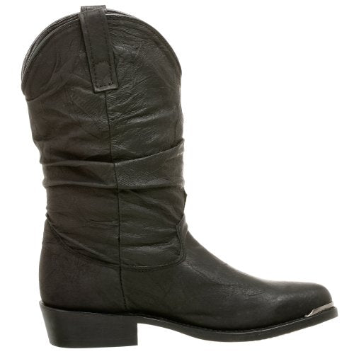 Dingo Mens Amsterdam Round Toe Boots Mid Calf - Black