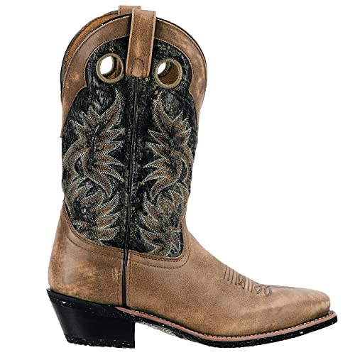 Laredo Mens Stillwater Square Toe Dress Boots Mid Calf - Brown