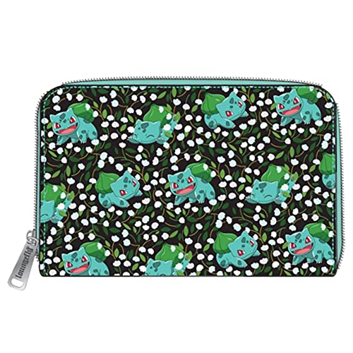 Loungefly Pokemon Bulbasaur Aop Zip-Around Walxet Pokemon One Size