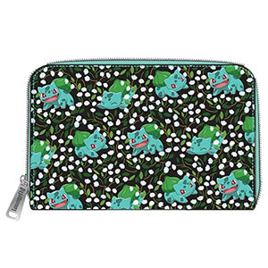 Loungefly Pokemon Bulbasaur Aop Zip-Around Walxet Pokemon One Size